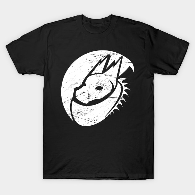 Distressed Fantasy Dragon Icon T-Shirt by MeatMan